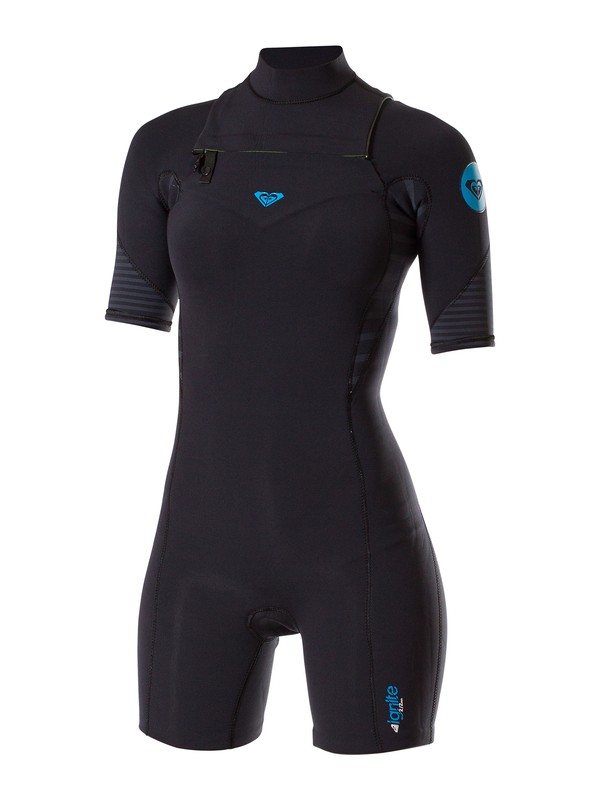 roxy, Ignite 2mm Chest Zip Spring Suit, BLACK (kvd0) 0 Ignite 2mm Chest Zip Spring Suit ARJW500002 Roxy