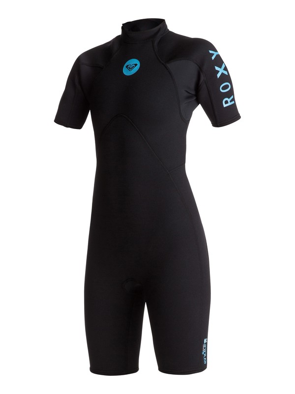 roxy, Enduro 2/2 Spring Back zip Flatlock, BLACK (kvd0) 0 Enduro 2/2 Spring Back zip Flatlock ARJW503000 Roxy