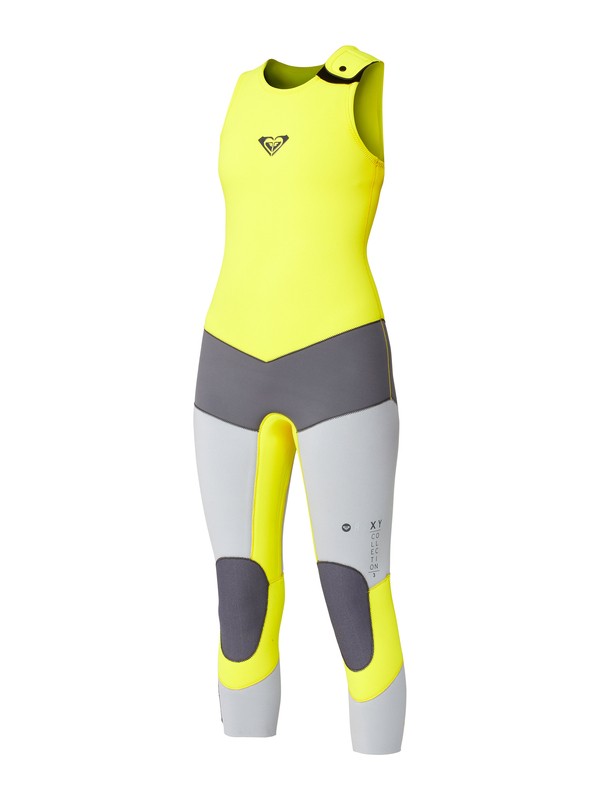 roxy, 3MM XY LONGJOHN, DEEP GREY / GRAPHITE / YELLOW (xksy) 0 3MM XY LONGJOHN ARJW700001 Roxy