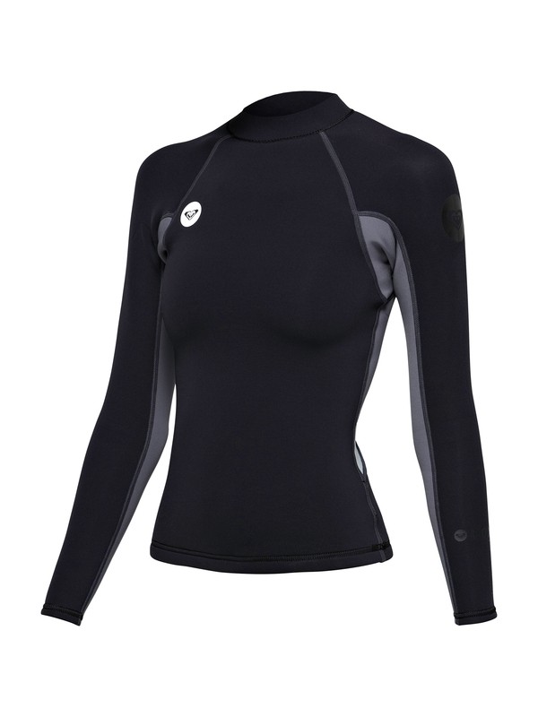 roxy, Syncro 1.5mm Long Sleeve Jacket, BLACK / GRAPHITE / WHITE (xksw) 0 Syncro 1.5mm Long Sleeve Jacket ARJW800005 Roxy