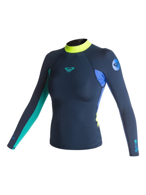 roxy, Syncro 1.5 mm Jacket, NAVY/LEMON/PURPLE/TURQUOISE (xbyp) 0 Syncro 1.5 mm Jacket ARJW803001 Roxy