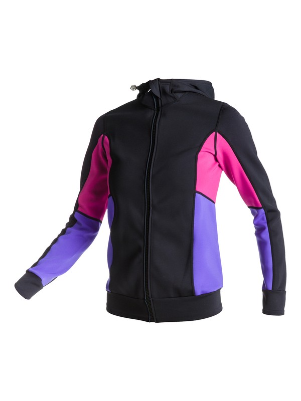 roxy, Salt Water Hoodie, TRUE BLACK (kvj0) 0 Salt Water Hoodie ARJW803003 Roxy