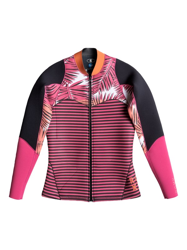 roxy, Palm Forever Surf Jacket, PALM FOREVER SEA SALT (wbb1) 0 Palm Forever Surf Jacket ARJW803016 Roxy
