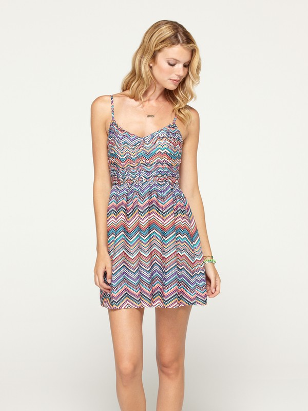 roxy, Shoreline Dress, TOPEZ ZIGZAG STRIPE (btn3) 0 Shoreline Dress ARJWD00017 Roxy