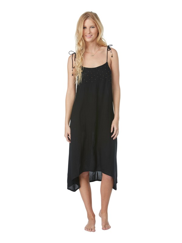 roxy, Bali Bali Dress, TRUE BLACK (kvj0) 0 Bali Bali Dress ARJWD00064 Roxy