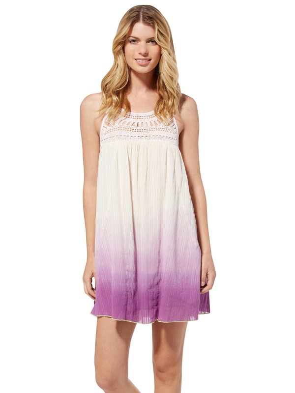roxy, High Strung Dress, SPARKLING PURPLE DIP DYE (pml6) 0 High Strung Dress ARJWD00091 Roxy