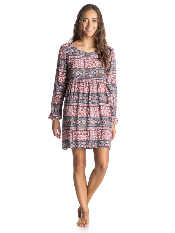 roxy, Traveler Dress, GRAYSTONE MYSTIC MOSAIC (krb6) 0 Traveler Dress ARJWD03048 Roxy