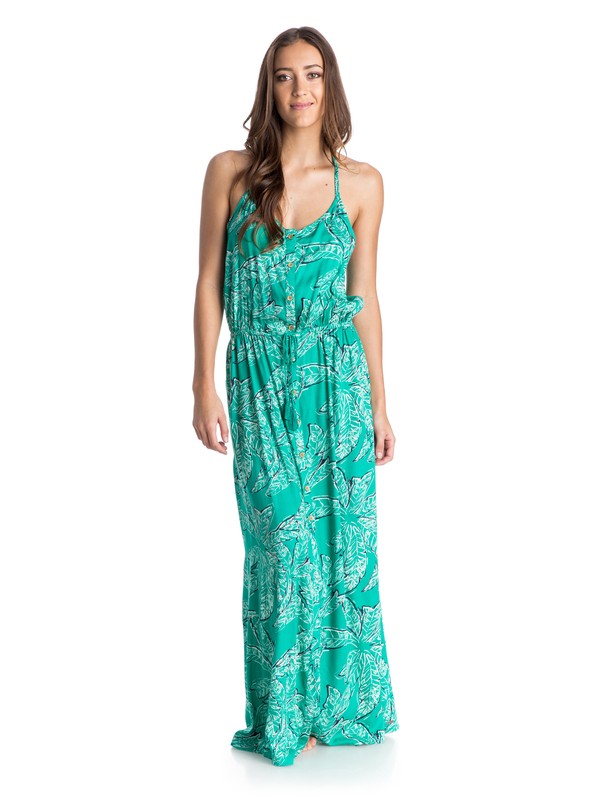 roxy, Casino Point Maxi Dress, MINT TRIBAL PALM (gpn6) 0 Casino Point Maxi Dress ARJWD03076 Roxy