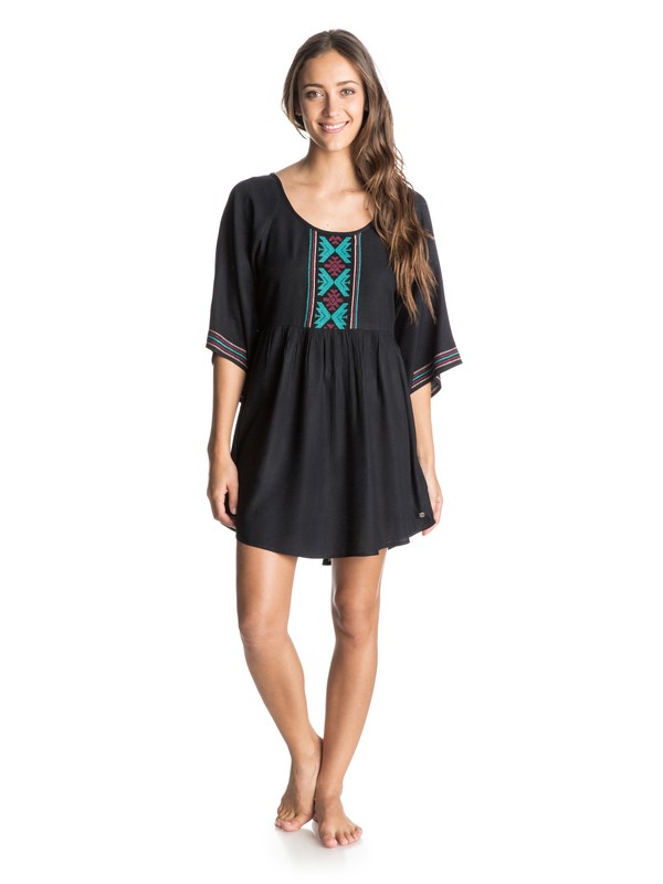 roxy, Sunset City Dress, TRUE BLACK (kvj0) 0 Sunset City Dress ARJWD03139 Roxy