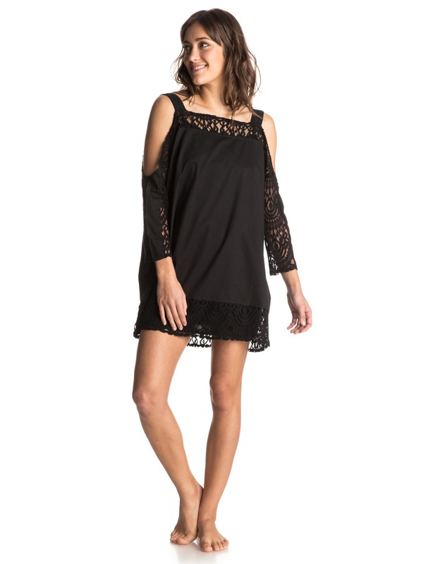 roxy, Cross Road Dress, TRUE BLACK (kvj0) 0 Cross Road Dress ARJWD03156 Roxy