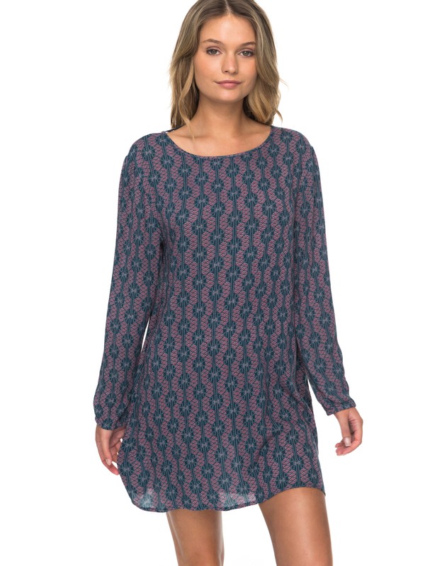 roxy, Definitely Traveling Strappy Dress, REFLECTING POND ABELLA GEO (byf7) 0 Definitely Traveling Strappy Dress ARJWD03188 Roxy