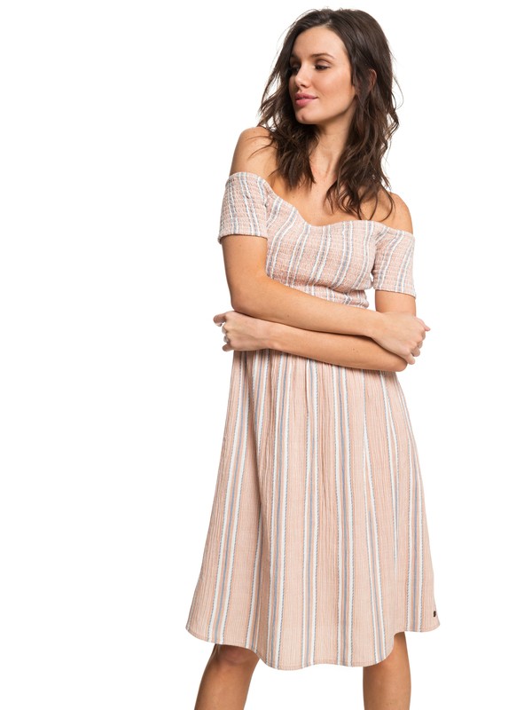 PRETTY LOVERS ARJWD03197 0 Pretty Lovers Off The Shoulder Dress ARJWD03197 Roxy