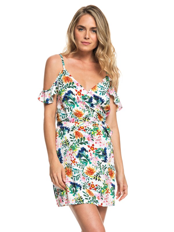 roxy, CURRENTLY DRIFTING, BRIGHT WHITE FLORAL SOIREE (wbb6) 0 CURRENTLY DRIFTING White ARJWD03205 Roxy