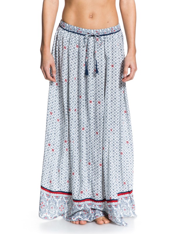 roxy, Full Moon Skirt, DEHLI DK DENIM PRINT (brq6) 0 Full Moon Skirt ARJWK03001 Roxy