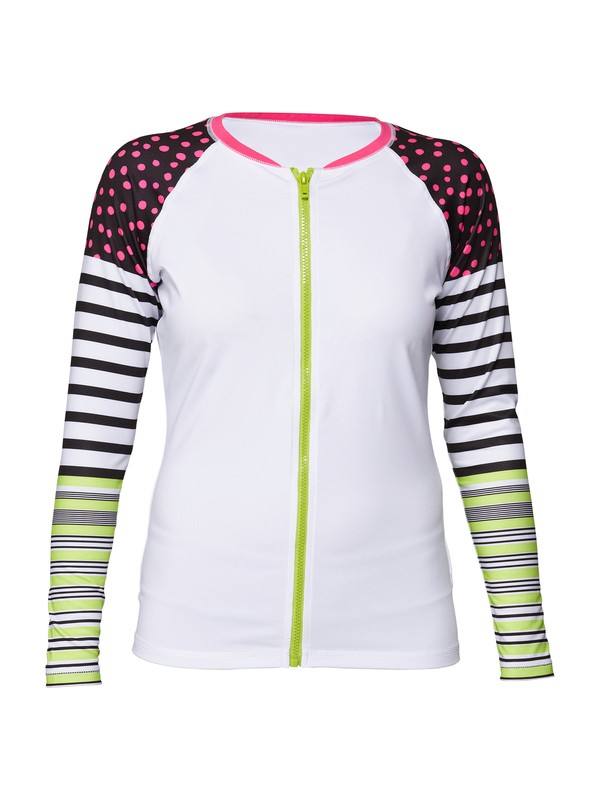 roxy, Steamer Long Sleeve Top, MULTI DOT PRINT (kvj3) 0 Steamer Long Sleeve Top ARJWR00022 Roxy