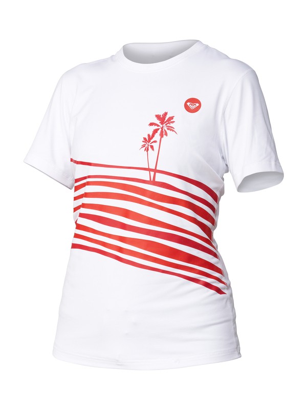 roxy, Sun N Sea Rashguard, WHITE (wbb0) 0 Sun N Sea Rashguard ARJWR00032 Roxy