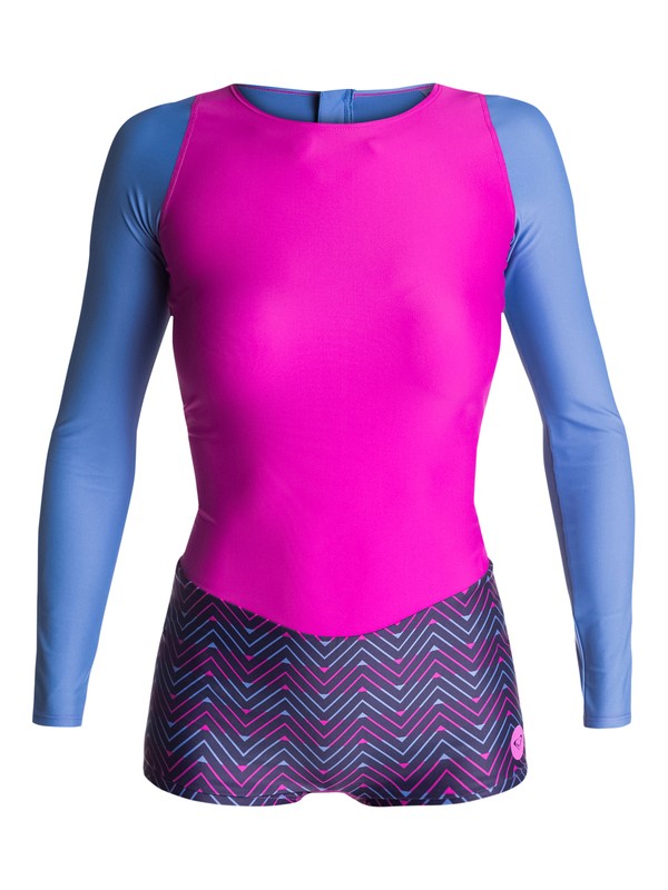 roxy, Spring It On Rashguard, CHAMBRAY (pmk0) 0 Spring It On Rashguard ARJWR03019 Roxy