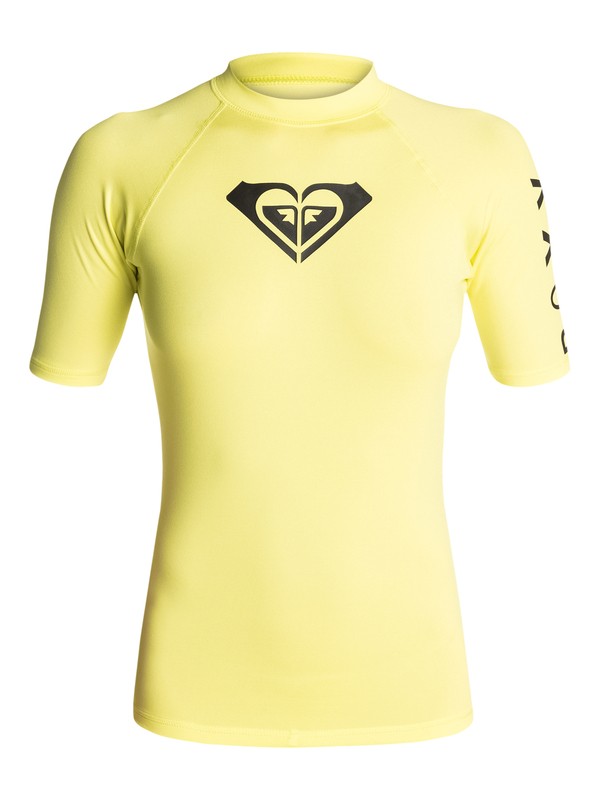 roxy, Whole Hearted - Short Sleeve Rash Vest, LIMEADE (gen0) 0 Whole Hearted - Short Sleeve Rash Vest ARJWR03034 Roxy