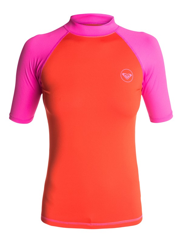 roxy, Sea Bound - Lycra surf manches courtes, ORANGE/PARADISE PINK (xnnm) 0 Sea Bound - Lycra surf manches courtes ARJWR03036 Roxy