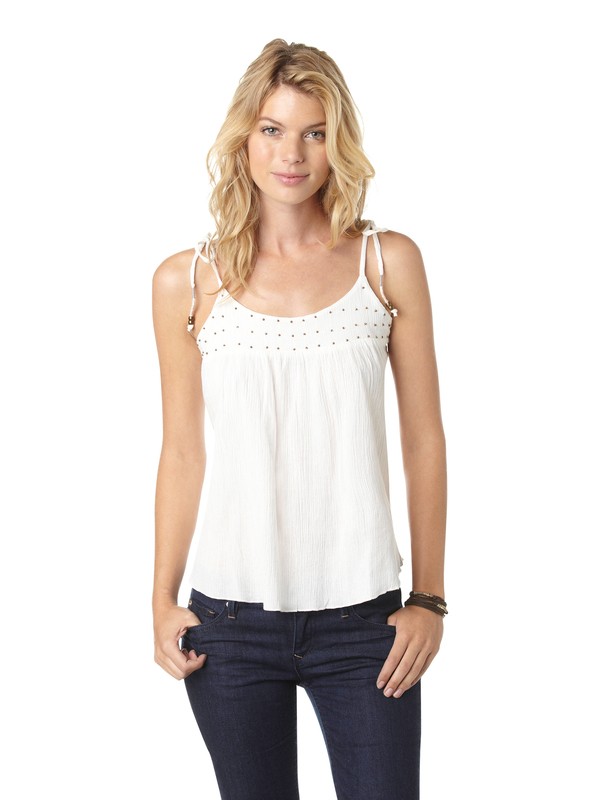 roxy, Spirit Water Tank Top, SEA SPRAY (wbs0) 0 Spirit Water Tank Top ARJWT00033 Roxy