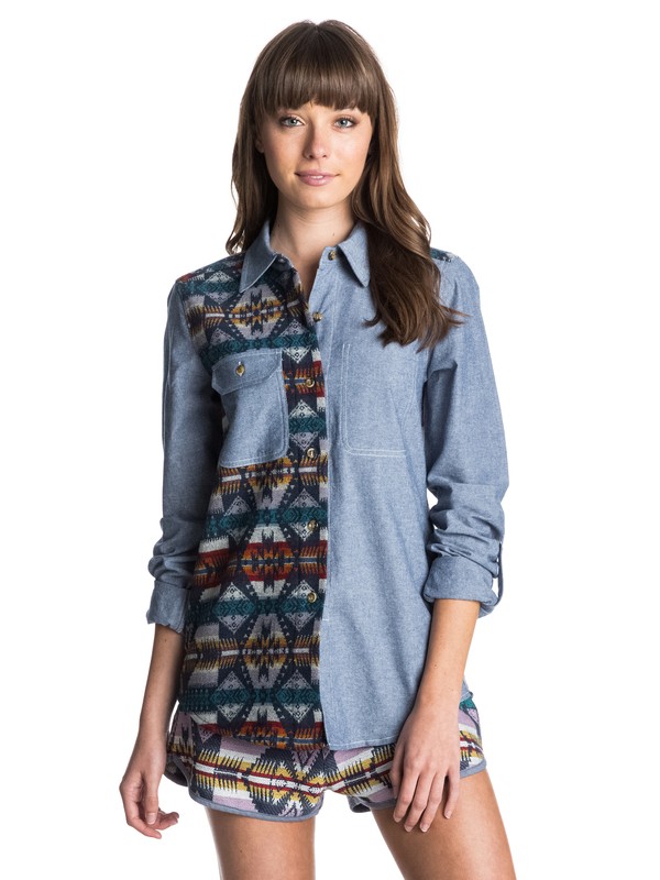 roxy, Pendleton Two Time Board Shirt, 6021 PENDLETON EAGLE ROCK SADD (pjk6) 0 Pendleton Two Time Board Shirt ARJWT03050 Roxy
