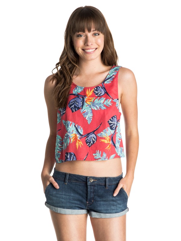 roxy, Harvest Moon Crop Top, 6580 BIRDS OF PARADISE BITTERS (rne6) 0 Harvest Moon Crop Top ARJWT03067 Roxy