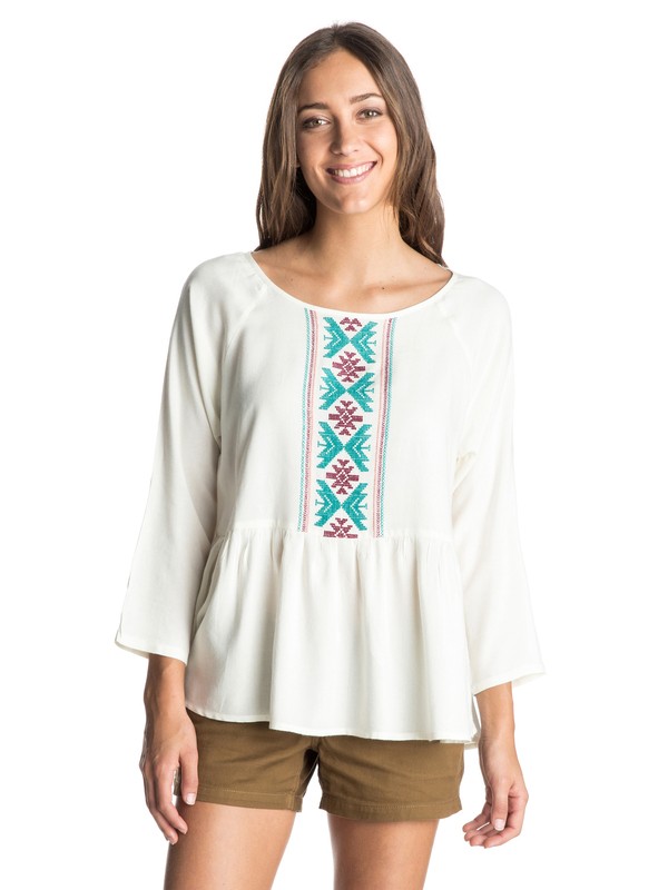 roxy, Landslide Peasant Top, TURTLE DOVE (wdv0) 0 Landslide Peasant Top ARJWT03095 Roxy