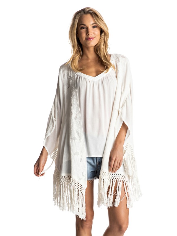 roxy, Desert Oasis Kimono, MARSHMELLOW (wbt0) 0 Desert Oasis Kimono ARJWT03137 Roxy