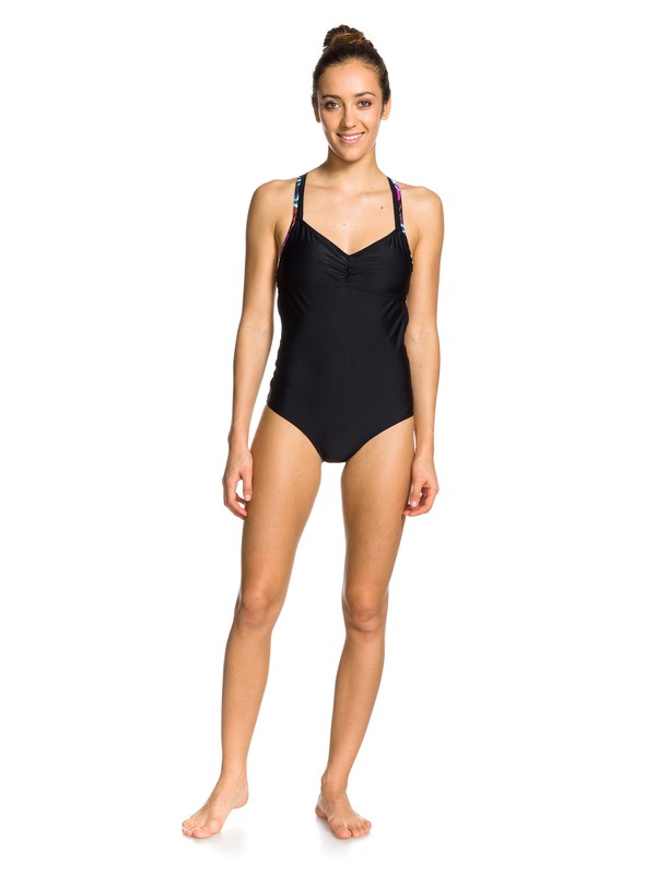 roxy, Glassy Water One Pc, TRUE BLACK (kvj0) 0 Glassy Water One Pc ARJX103005 Roxy