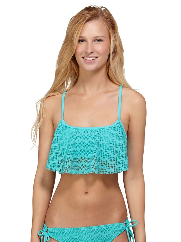 roxy, Making Waves Cropped Tankini Bikini Top, LTJADE MAKINGWAVES (bnf6) 0 Making Waves Cropped Tankini Bikini Top ARJX300060 Roxy