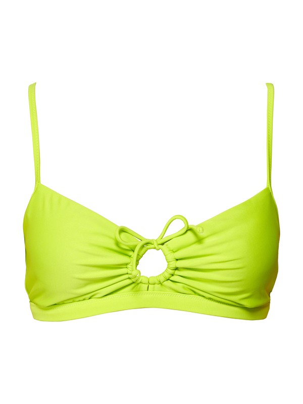 roxy, White Wash Bikini Top, NEON LIME (gjz0) 0 White Wash Bikini Top ARJX300087 Roxy