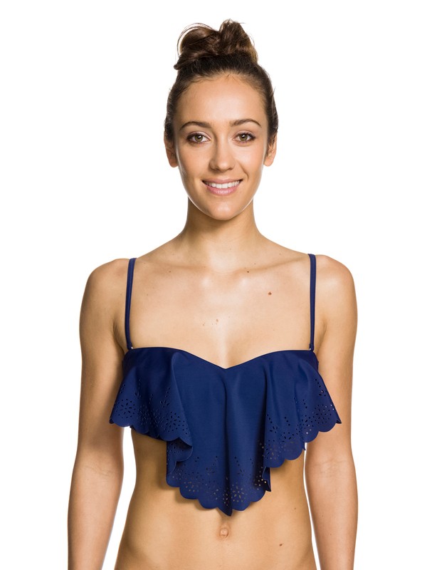 roxy, Love & Happiness Moulded Bandeau Swim Top, PEACOAT (btn0) 0 Love & Happiness Moulded Bandeau Swim Top ARJX303043 Roxy