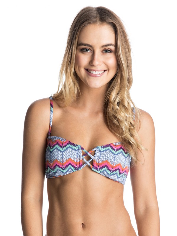 Bandeau - Bandeau Top ARJX303087 0 Bohemian Sunrise Bandeau Bikini Top ARJX303087 Roxy