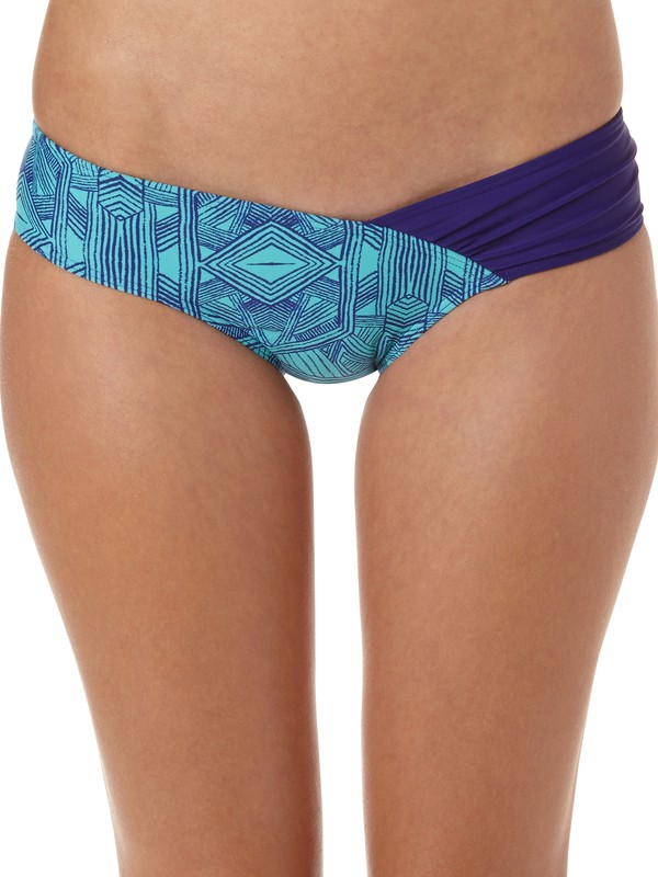roxy, Bali Tide Sweetheart Pant Swim Bottom, DEEPBLUE BALI TIDE (pqs3) 0 Bali Tide Sweetheart Pant Swim Bottom ARJX400021 Roxy