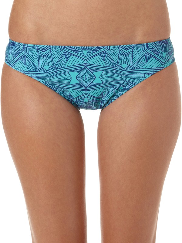 roxy, Bali Tide Rev 70s Lowrider Bikini Bottom, DEEPBLUE BALI TIDE (pqs3) 0 Bali Tide Rev 70s Lowrider Bikini Bottom ARJX400022 Roxy