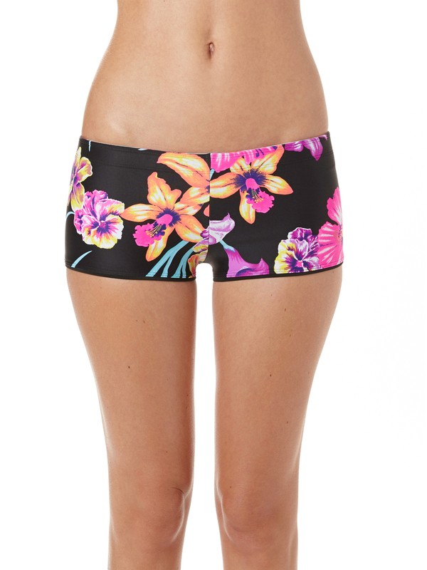 roxy, Spring Fling Elastic Waist Shorts Boardshort, TBLACK SPRING FLING (kvj6) 0 Spring Fling Elastic Waist Shorts Boardshort ARJX400067 Roxy