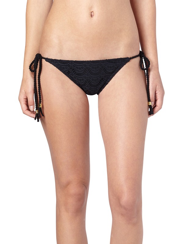 roxy, Gypsy Moon Brazilian String Bottoms, TBLACK GYPMOON (kvj0) 0 Gypsy Moon Brazilian String Bottoms ARJX400136 Roxy