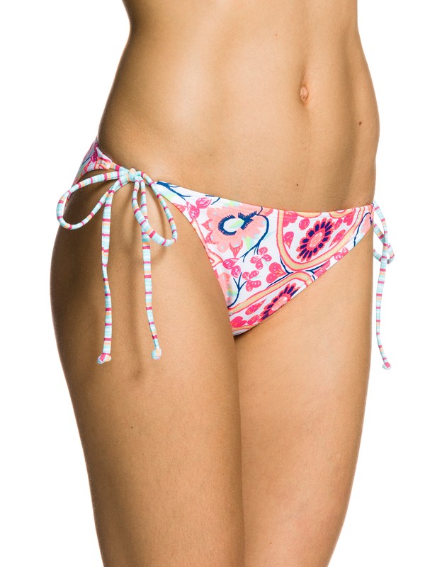 roxy, Hippie Harmony Tie Side Bottom, HIPPIE HARMONY SEA SALT PRINT (wbb6) 0 Hippie Harmony Tie Side Bottom ARJX403003 Roxy