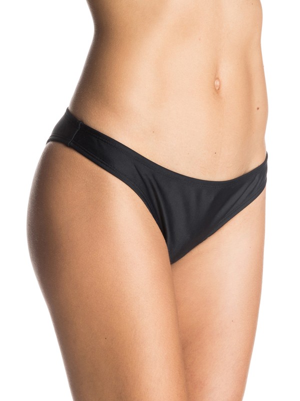 roxy, Surf Essentials - Partes de abajo de bikini, TRUE BLACK (kvj0) 0 Surf Essentials - Partes de abajo de bikini ARJX403077 Roxy