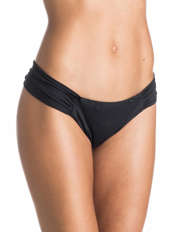 roxy, Wrapsody Base Girl Bikini Bottoms, TRUE BLACK (kvj0) 0 Wrapsody Base Girl Bikini Bottoms ARJX403120 Roxy