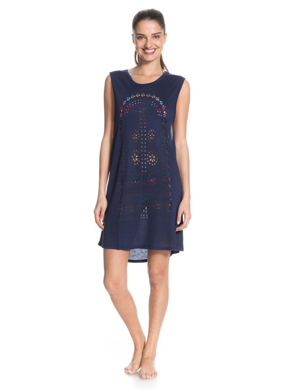 roxy, Love & Happiness Dress, PEACOAT (btn0) 0 Love & Happiness Dress ARJX603012 Roxy