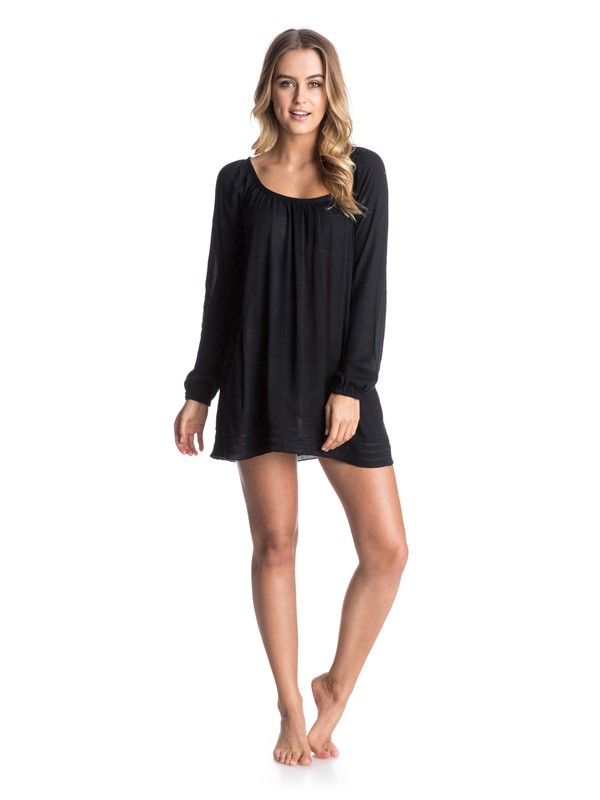 roxy, Sweet Tropics Dress, TRUE BLACK (kvj0) 0 Sweet Tropics Dress ARJX603022 Roxy