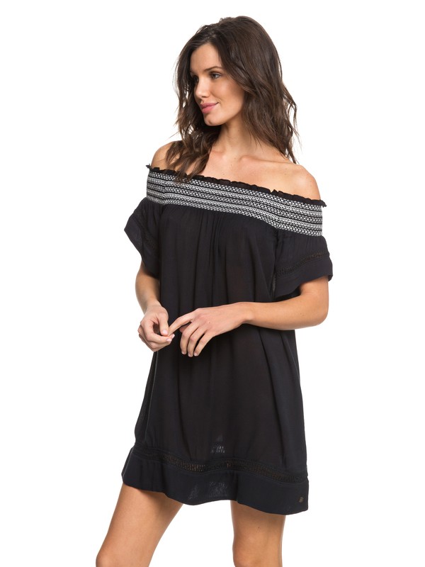 roxy, Firefly Light Cover Up, ANTHRACITE (kvj0) 0 Firefly Light Cover Up Black ARJX603098 Roxy