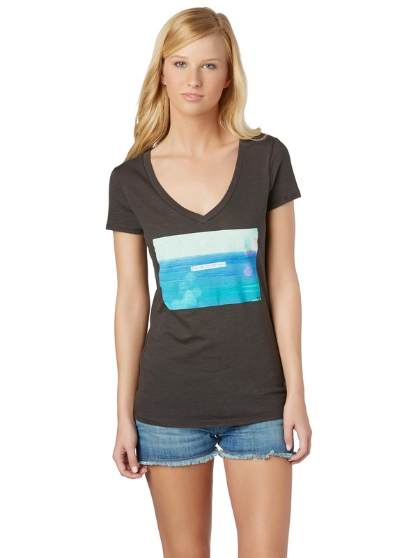 roxy, Find Me in the Sea SV T-shirt, SMOKE SIGNALS (kpv0) 0 Find Me in the Sea SV T-shirt ARJZT00418 Roxy