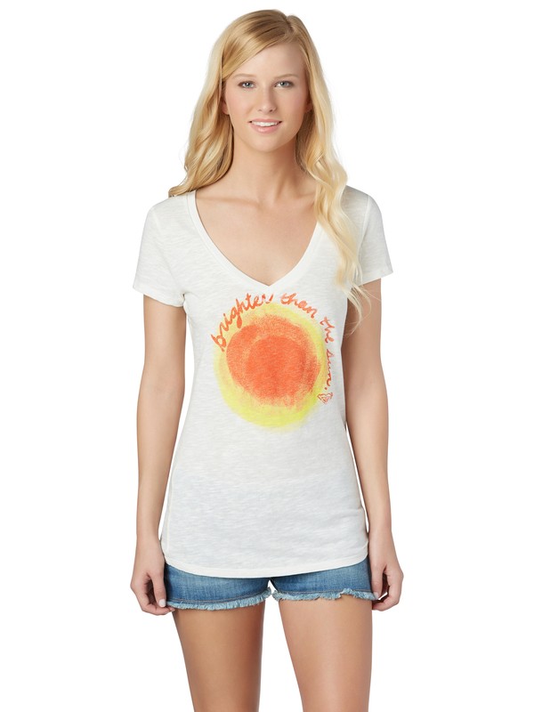 roxy, Brighter Than SV T-shirt, SEA SPRAY (wbs0) 0 Brighter Than SV T-shirt ARJZT00420 Roxy