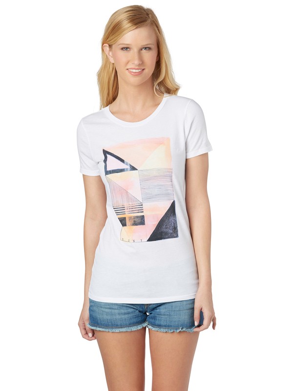 roxy, All Together SC T-shirt, SEA SALT (wbb0) 0 All Together SC T-shirt ARJZT00427 Roxy