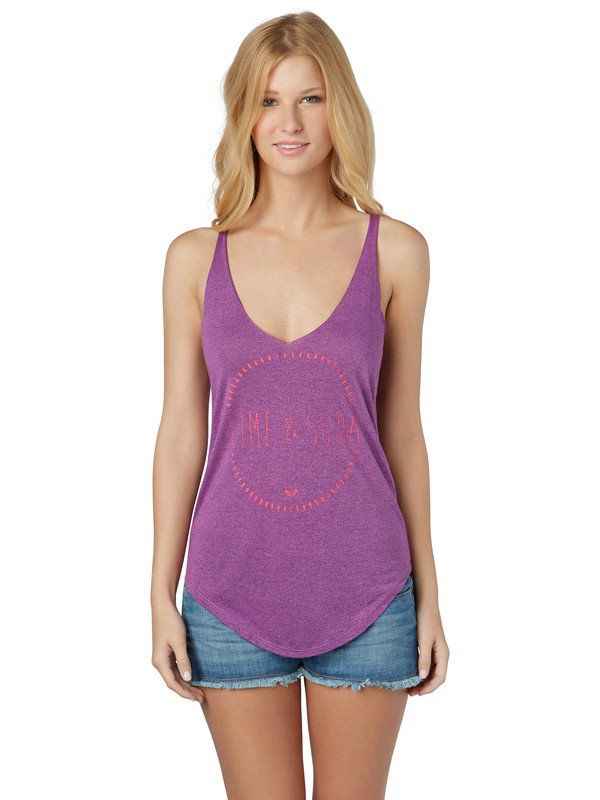 roxy, Lime n Soda VR Tank, PLUM (prh0) 0 Lime n Soda VR Tank ARJZT00435 Roxy