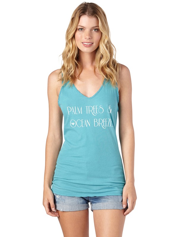 roxy, Ocean Breeze Tank Top, BALTIC BLUE (blk0) 0 Ocean Breeze Tank Top ARJZT00503 Roxy