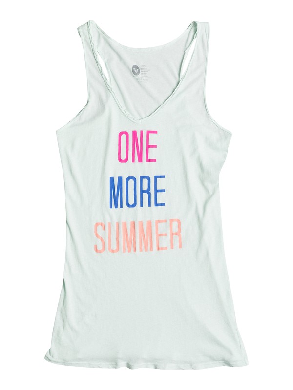roxy, One More Summer Tank Top, MOON LIGHT JADE (gbe0) 0 One More Summer Tank Top ARJZT00542 Roxy