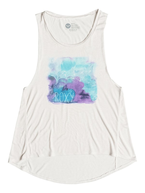 roxy, Ocean Floor Tank Top, STONE (sez0) 0 Ocean Floor Tank Top ARJZT00545 Roxy